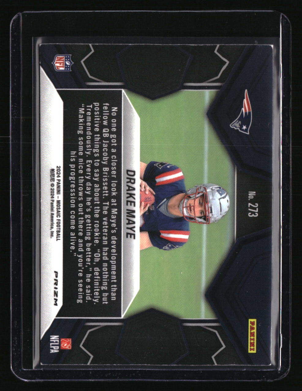 2024 Panini Mosaic Drake Maye Mosaic