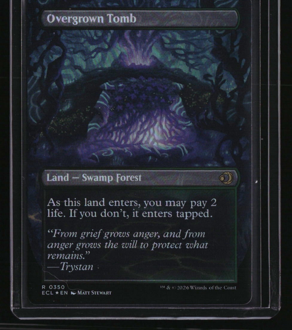 Lorwyn Eclipsed Overgrown Tomb (Borderless) Foil