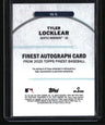 2025 Finest Tyler Locklear Finest Autographs Green Refractors #/75