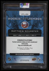 2025-26 Upper Deck Black Diamond Matthew Schaefer Team Logo Jumbo Rookies Retro