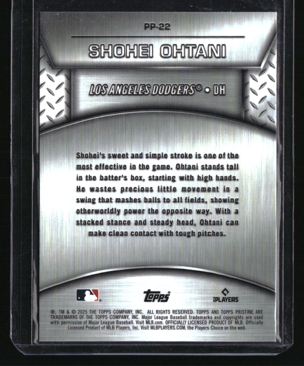 2025 Topps Pristine Shohei Ohtani Plated and Polished