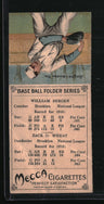 1911 Mecca Double Folders T201 Zack Wheat / Bill Bergen