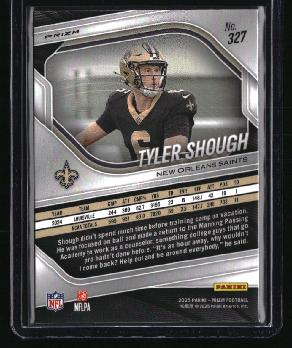 2025 Panini Prizm Tyler Shough White Disco
