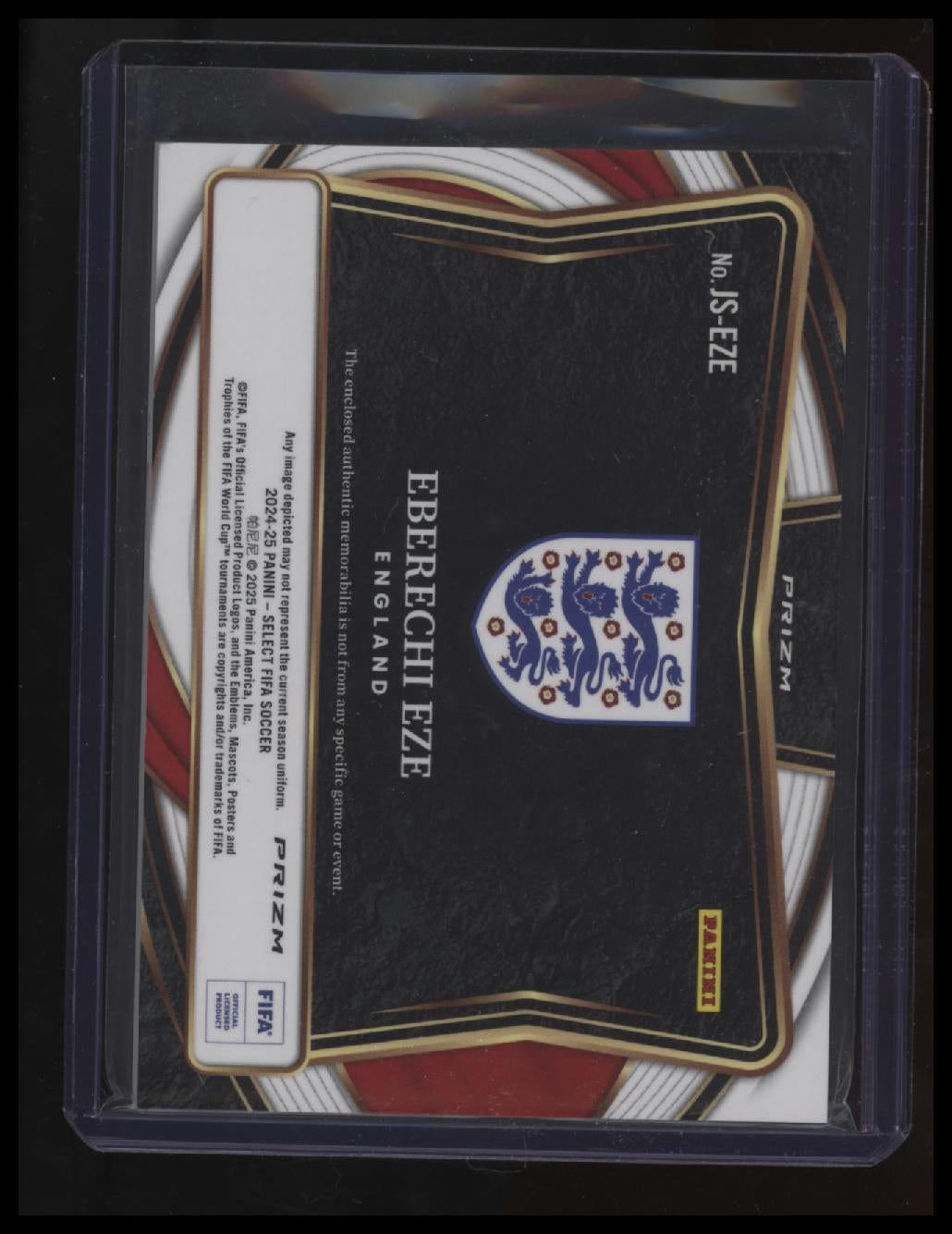 2024-25 Panini Select Premier League Eberechi Eze Jumbo Swatches
