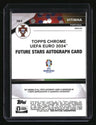 2024 Topps Chrome UEFA EURO Vitinha Future Stars Autographs Gold Refractor #/50