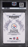 2025 Topps Chrome Hall Of Chrome Autographs Bill Cowher Orange Geo PSA 10