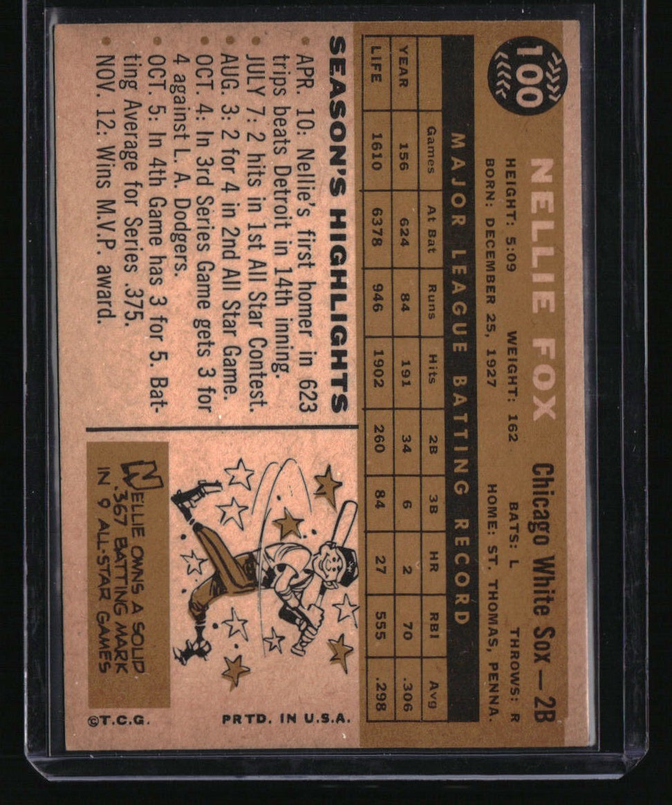 1960 Topps Nellie Fox