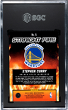 2020-21 Panini Mosaic Stephen Curry Straight Fire SGC 10