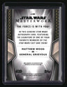 Topps Star Wars Masterwork General Grievous Autograph
