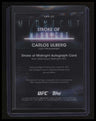 2025 Topps Midnight UFC Carlos Ulberg Stroke of Midnight Autographs