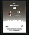2025-26 Topps Chrome UEFA Club Competitions Mario Balotelli Silenced Aqua #/199