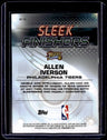 2025-26 Topps Chrome Allen Iverson Sleek Finishers Blue Refractor #/150