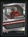 2025 Panini Prizm Tez Johnson Prizm Rookie Autographs Red Wave #/149