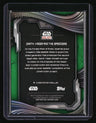 2025 Topps Chrome Star Wars Galaxy Darth Vader and the Speeders Green #/199