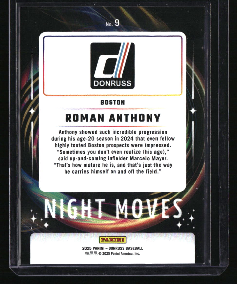 2025 Donruss Roman Anthony Night Moves