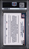 2025 Topps Chrome Update Rookie Debut Autographs Dylan Crews Blue #/150 PSA 9