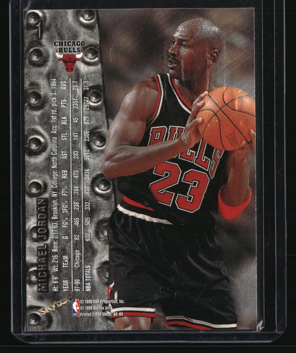 1998-99 Metal Universe Michael Jordan
