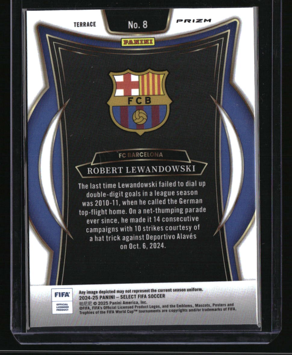 2024-25 Panini Select FIFA Robert Lewandowski Checkerboard