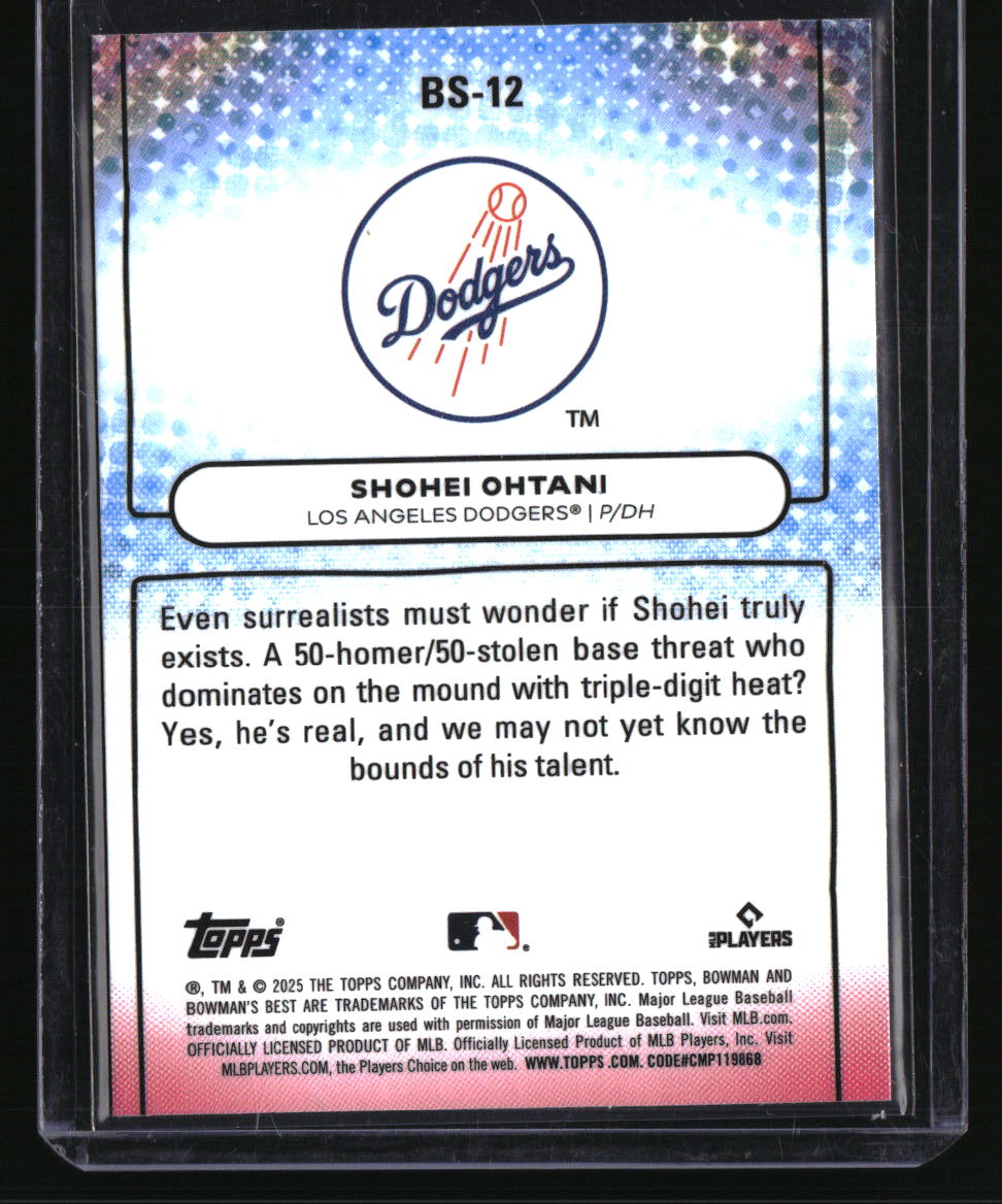 2025 Bowman's Best Shohei Ohtani Bowman Showpieces