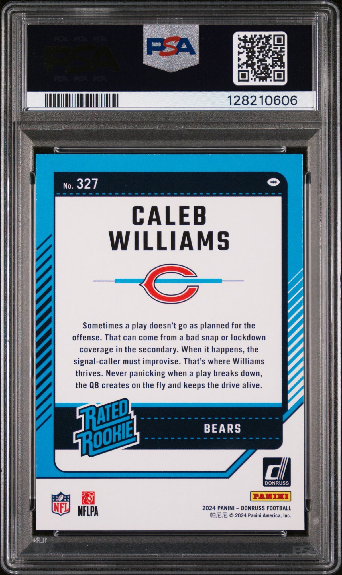 2024 Panini Donruss Caleb Williams PSA 9