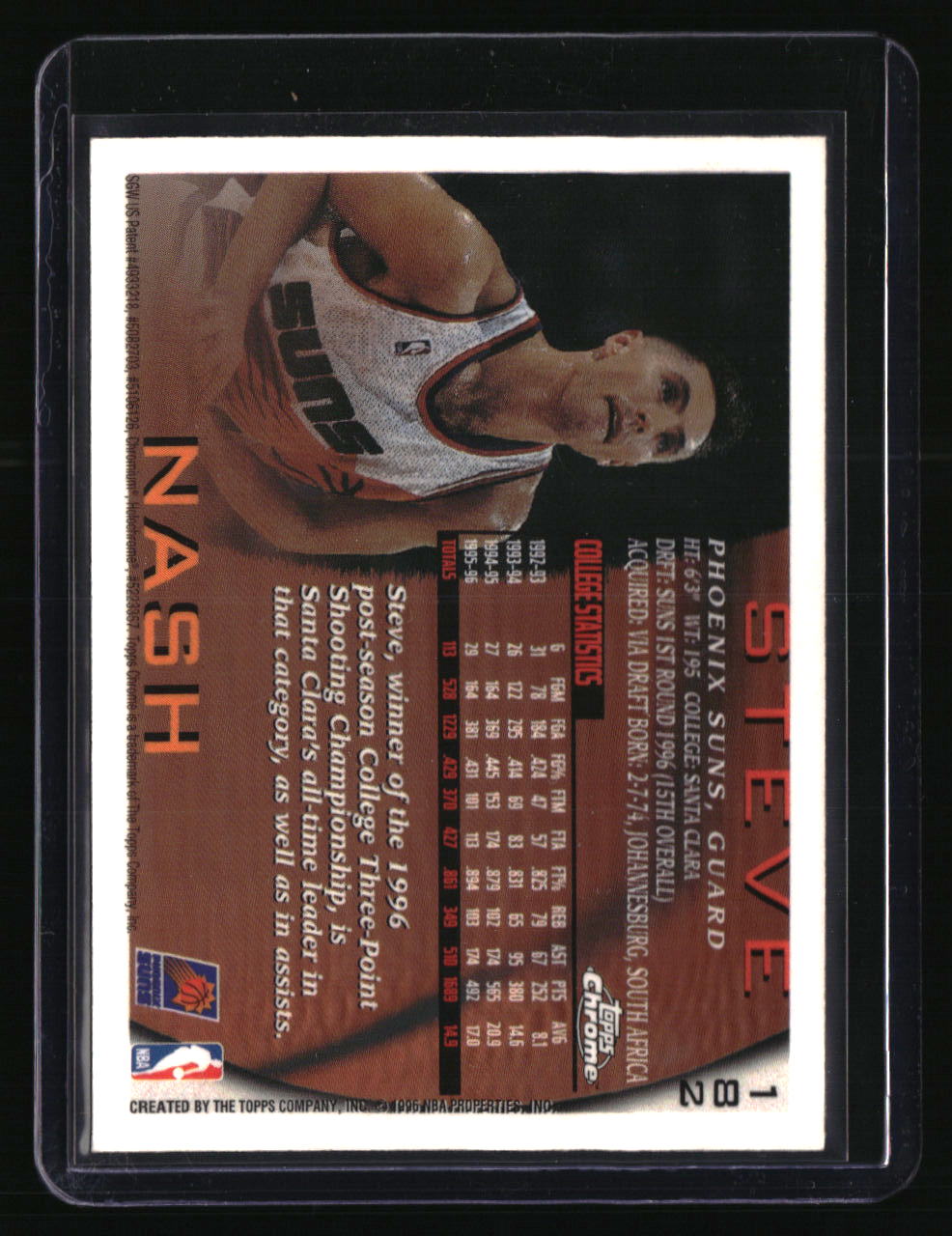 1996-97 Topps Chrome Steve Nash