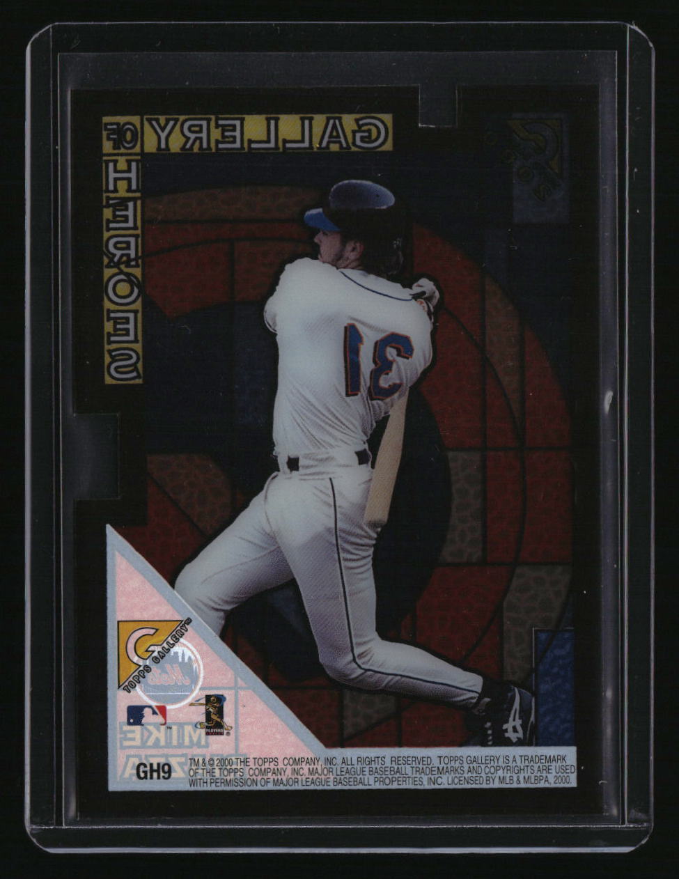 2000 Topps Gallery Mike Piazza Gallery of Heroes