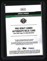 2025 Topps Pro Debut Jeral Perez Pro Debut Jumbo Relic Autographs Gold #/50