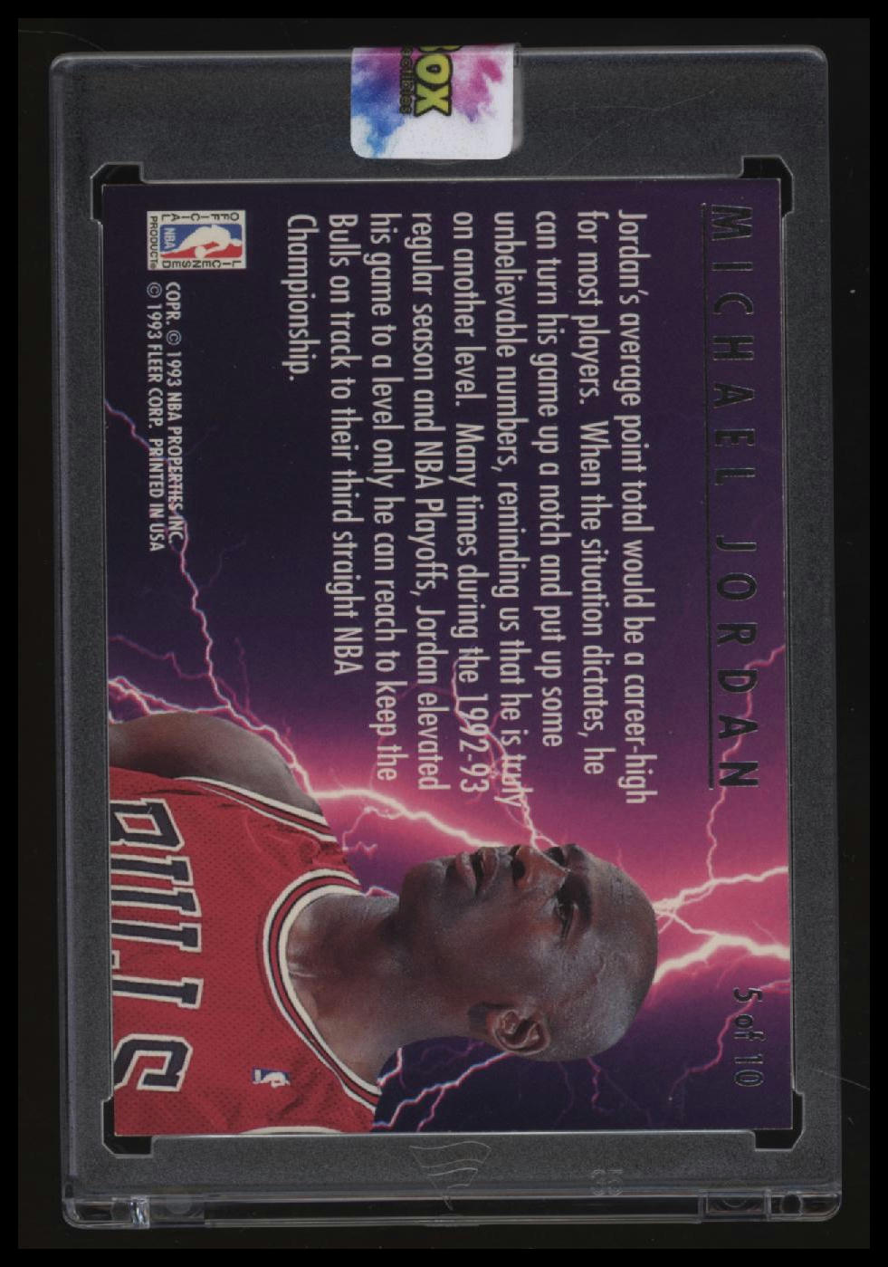 1993-94 Ultra Michael Jordan Scoring Kings