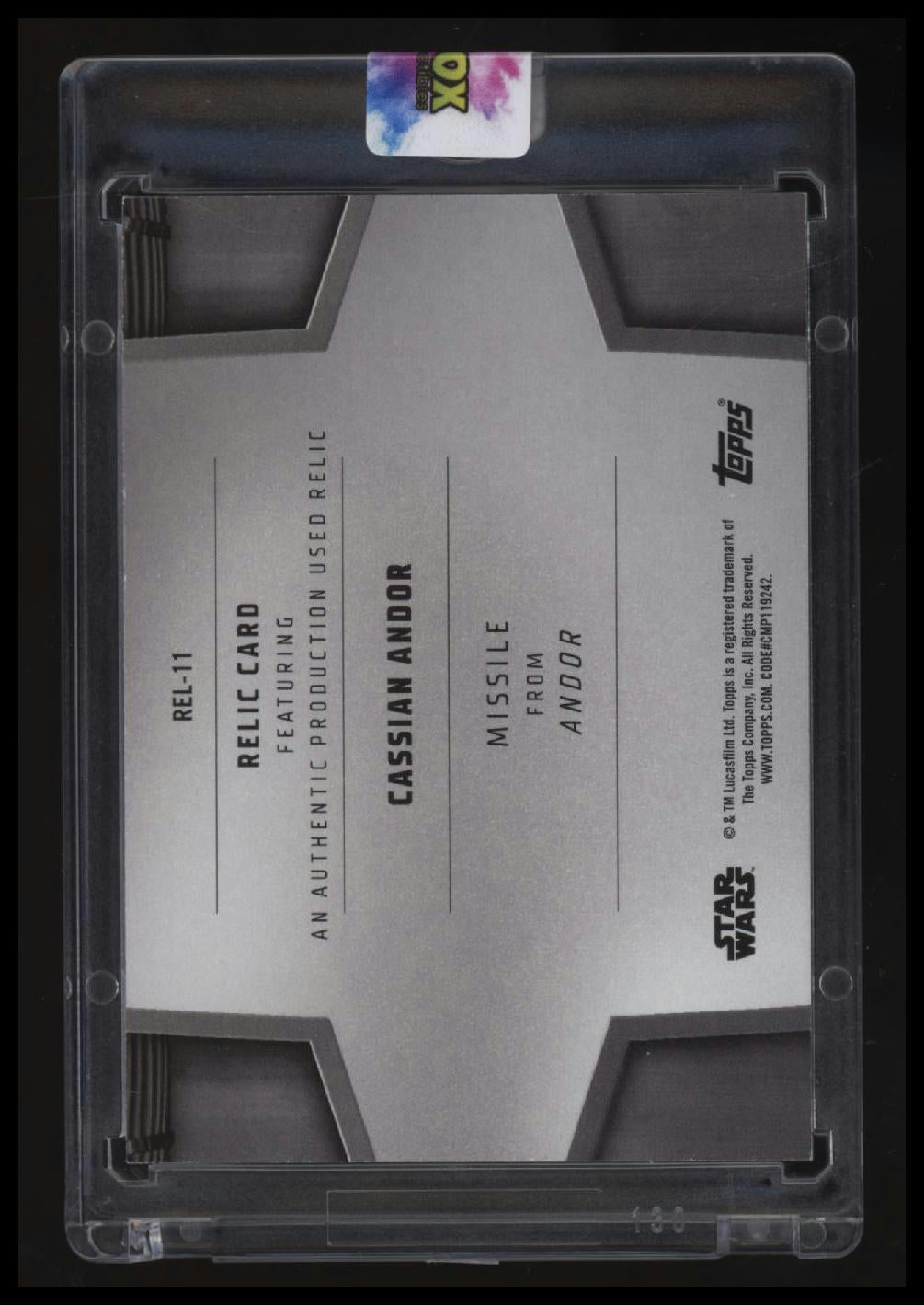 2025 Topps Star Wars Masterwork Cassian Andor Masterwork Relics #/25