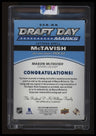2022-23 SP Game Used Mason McTavish Draft Day Marks Rookies #/35 (I)