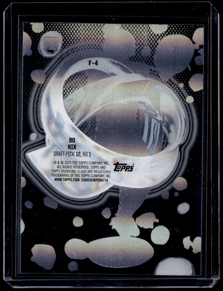 2024 Topps Signature Class Bo Nix Fluidity