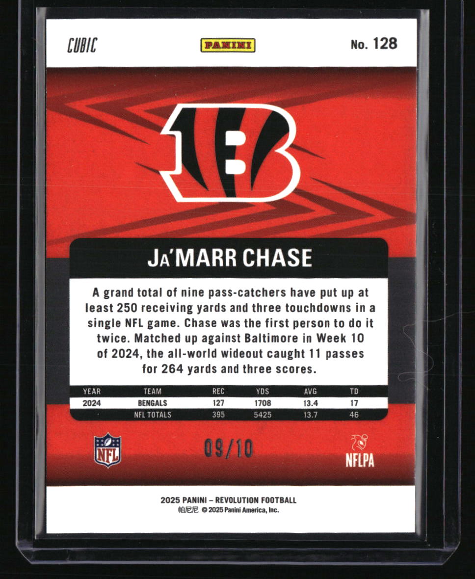 2025 Panini Revolution Ja'Marr Chase Cubic #/10