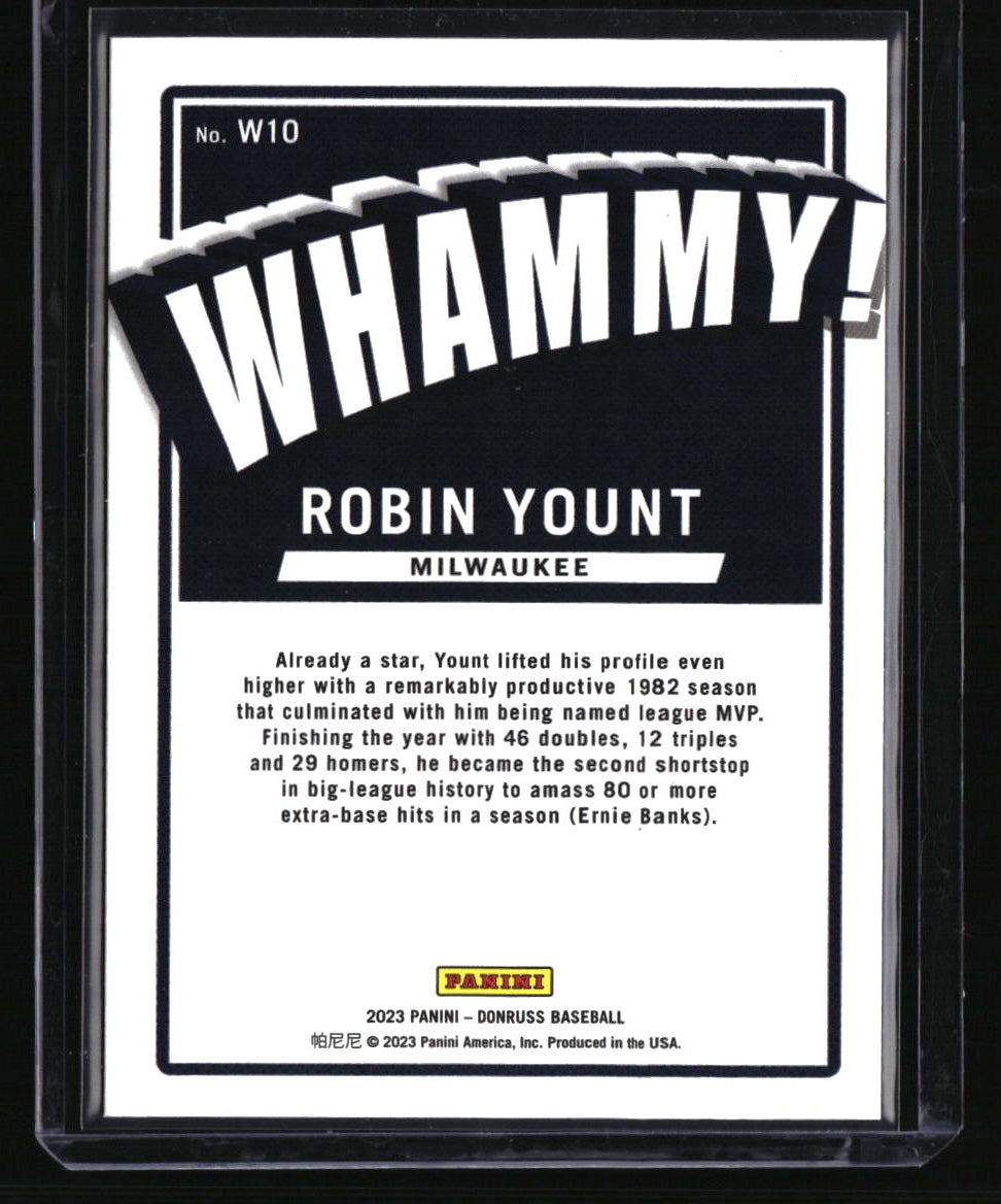 2023 Donruss Robin Yount Whammy