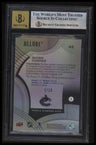 2021-22 Upper Deck Allure Autographs Purple Diamond Quinn Hughes BGS 8.5