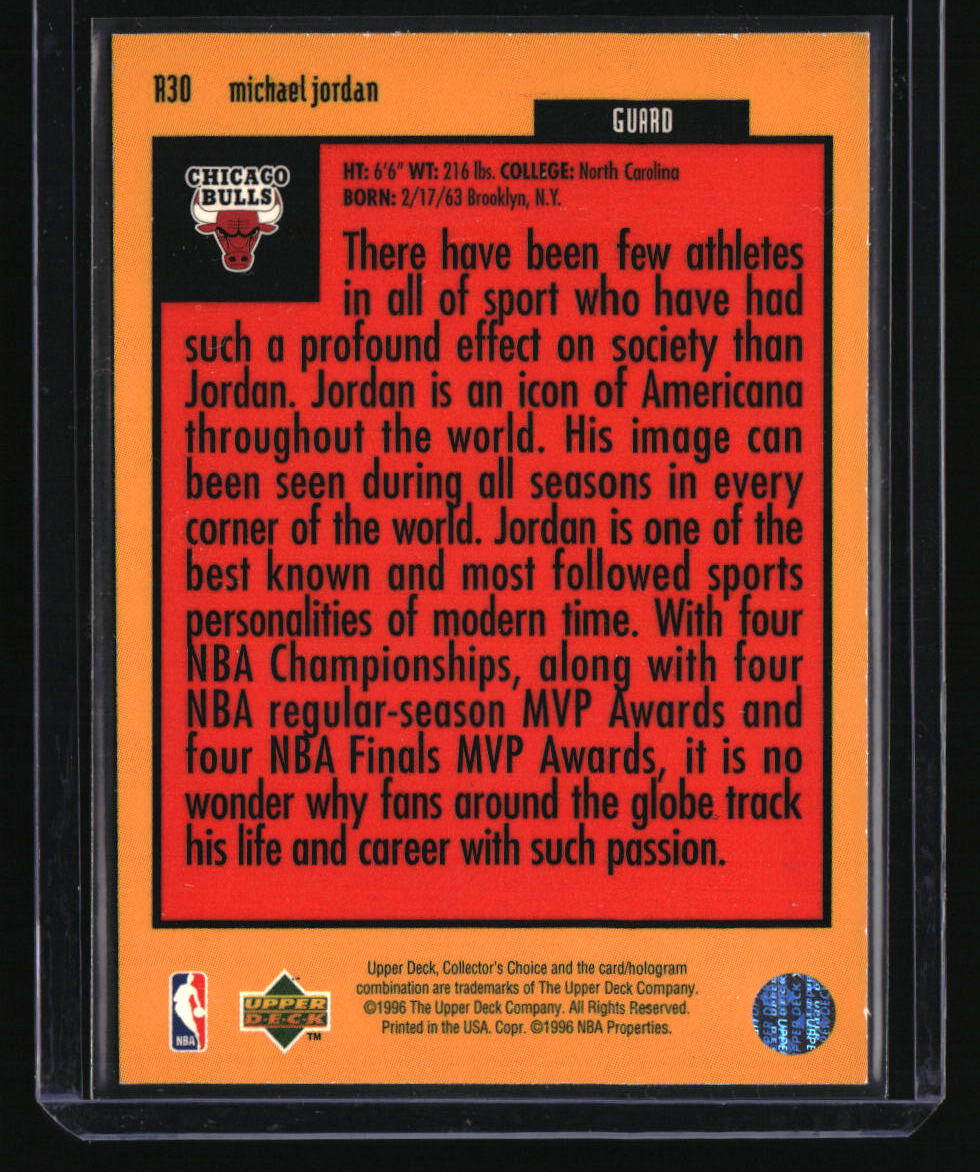 1996-97 Collector's Choice Michael Jordan You Crash the Game Scoring Silver