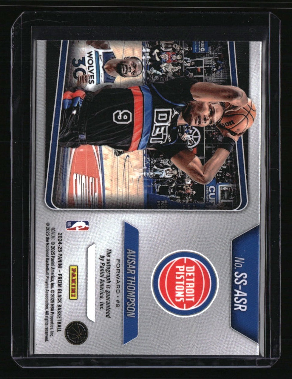 2024-25 Panini Prizm Black Ausar Thompson Sensational Signatures
