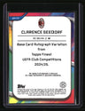 2024-25 Finest UEFA Club Competitions Clarence Seedorf Auto Neon Green #/99