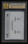 2025-26 Topps Chrome Premier League Dual Auto Gold Aguero/Haaland BGS 9.5