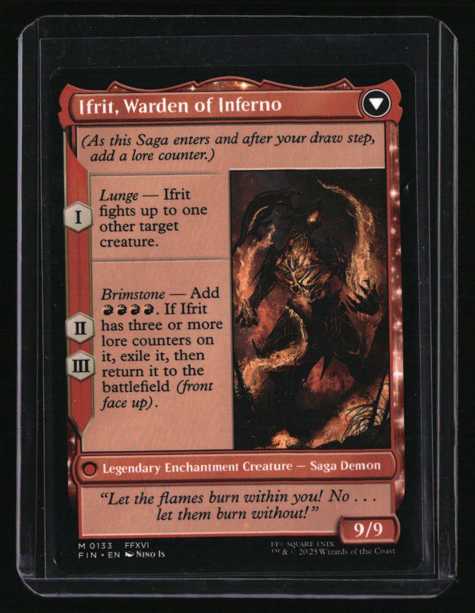 FINAL FANTASY Clive, Ifrit's Dominant