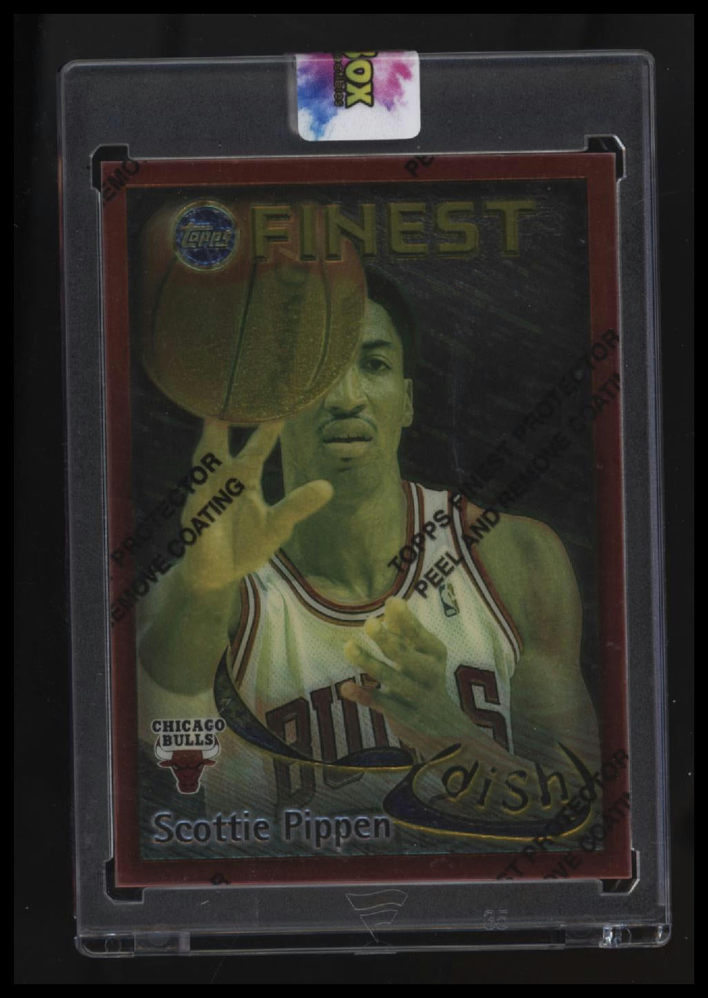 1995-96 Finest Scottie Pippen / Michael Jordan Dish and Swish