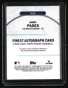 2025 Finest Andy Pages Finest Autographs Green #/75
