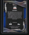 2025 Topps Chrome Star Wars Galaxy Dagobah Blue Ray Wave