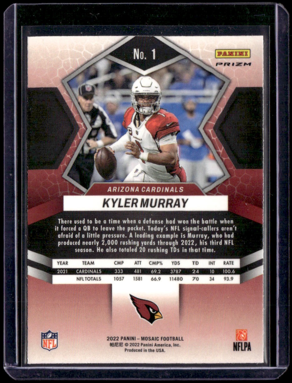 2022 Panini Mosaic Kyler Murray Mosaic Genesis