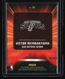 2024-25 Donruss Optic Victor Wembanyama Express Lane Red Shimmer #/75