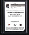 2025 Topps Chrome MLS Anders Dreyer Chrome Autographs Green Refractor #/99