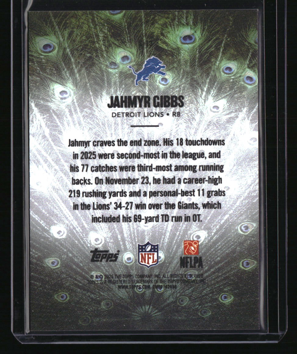 2026 Topps Flagship Jahmyr Gibbs Struttin