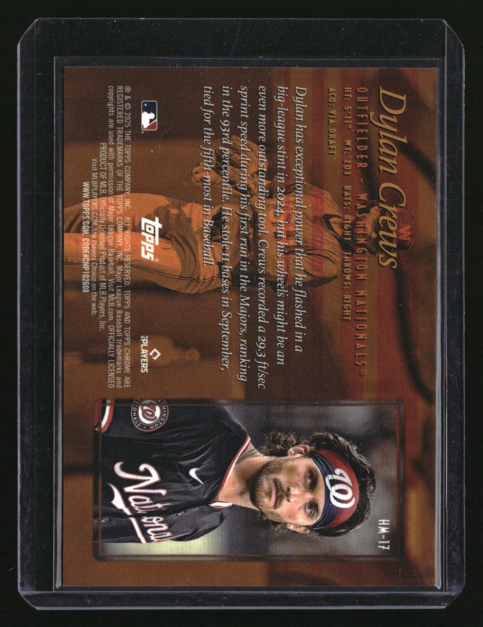 2025 Topps Chrome Dylan Crews Hobby Masters