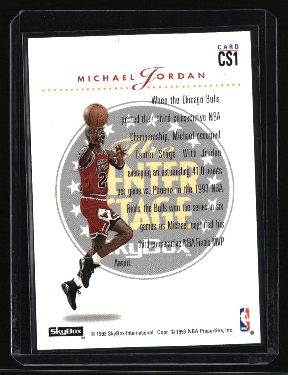 1993-94 SkyBox Premium Michael Jordan Center Stage