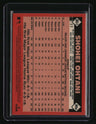2021 Topps Chrome Shohei Ohtani 35th Anniversary Green Refractor #/99