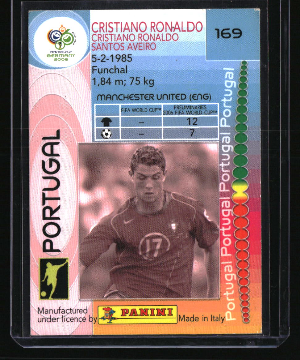 2006 Panini World Cup Cristiano Ronaldo